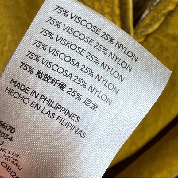 NWT Anthropologie Melody Velvet Tunic Dress Chartreuse Size S - Picture 15 of 16